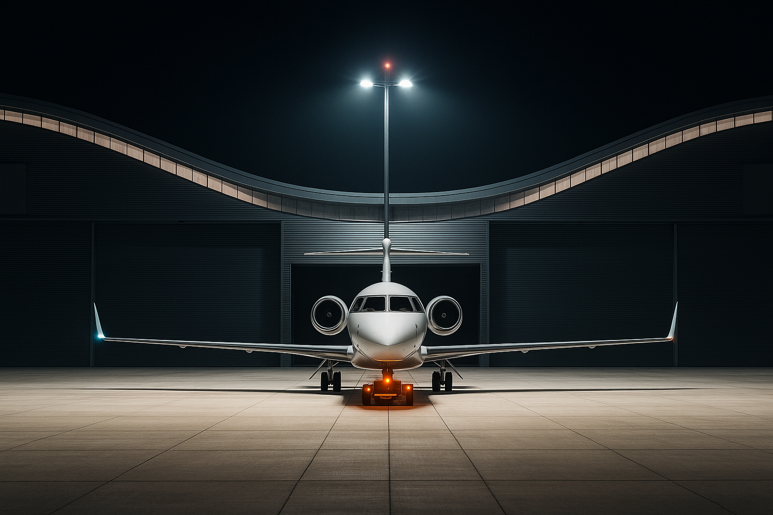 AeroCanada - Hangar Night Aircraft